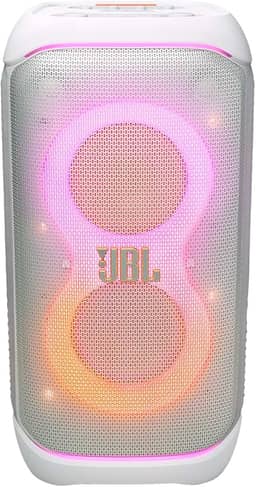 JBL, Caixa de Som Bluetooth, PartyBox Stage 320, Luzes Led, Entrada USB - Branca