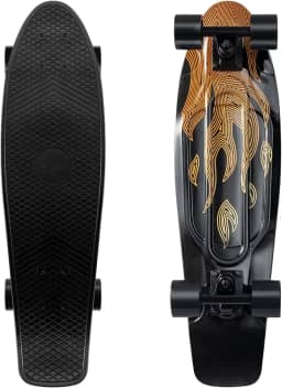 KMX Skate de 55 e 68 cm, skate clássico Cruiser para meninos, meninas, crianças, estudantes, adultos, adolescentes, mini cruiser board para iniciantes e skatistas avançados.