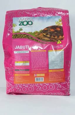 RAÇÃO MEGAZOO EXTRUSADA JABUTIS 3KG