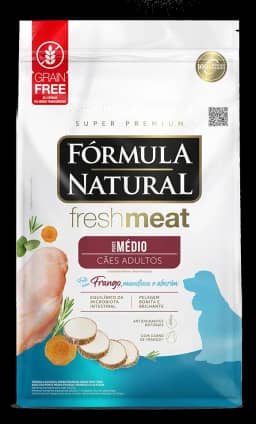 Fórmula Natural Fresh Meat Ração Seca Para Cães Adultos De Médio Porte Sabor Frango 2,5Kg