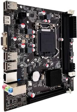 Placa Mãe Micro ATX Bluecase BMBH61-M LGA 1155 Intel H61 DDR3 Até 16GB HDMI/VGA