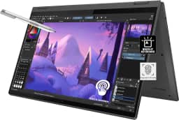 Lenovo IdeaPad Flex 5 5i 15,6" FHD 2 em 1 tela sensível ao toque (Intel 4-Core i7-1165G7, 16GB RAM, 512GB PCIe SSD, webcam, caneta ativa), laptop conversível IPS Full HD, impressão digital, retroiluminado, Windows 11 Home