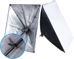 Sombrinha Soft-box Adequado p/Iluminação estúdio fotográfico Tamanho 50x70cm