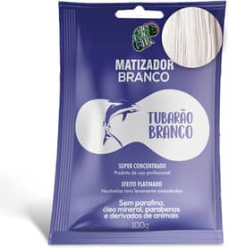 Matizador Tubarão Branco 100ml Sachê - Kamaleão Color - Efeito Platinado