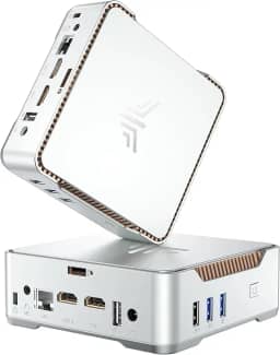 KAMRUI Gk3Plus Mini Pc Com Windows 11, 8 Gb De Ram, Ssd M.2 De 256 Gb, 12º Alder Lake N97 (Até 3,6 Ghz) Micro Pc, Ssd De 2,5'', Gigabit Ethernet, 4K Uhd, Wifi 5, Bt4.2, Vesa/Home/Business Mini Deskt