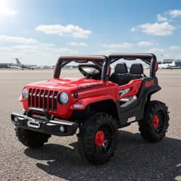 Jipe Infantil Elétrico 12v Carrinho Controle Remoto Música