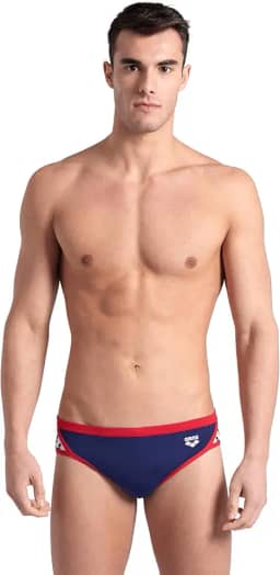 Sunga masculina com ícones sólidos, roupa de banho de treino profissional, bermuda esportiva