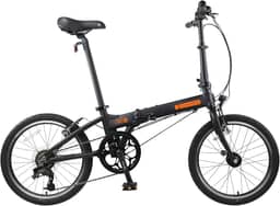Dahon Bicicleta dobrável de 50,8 cm preta de 6 velocidades