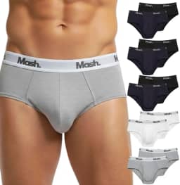 Kit 10 Cuecas Slip Mash Algodão Cotton Hipoalergênica Masculina