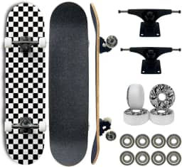 Skate Semi Profissional Montado Completo Modelos 7.5