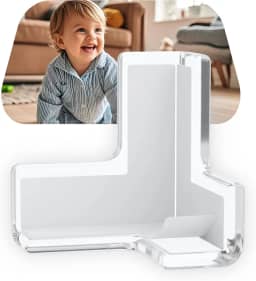 Protetor de Quina para Bebê Silicone Transparente Flexível Kit 10 Peças Segurança Infantil Idoso Anti Impacto Fácil Instalação Móveis Mesa Rack Armário