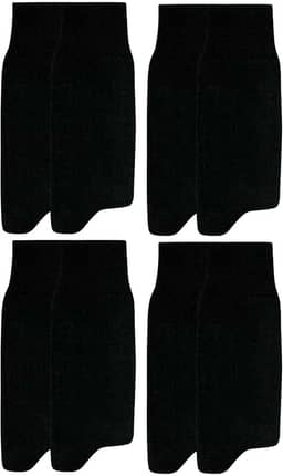 Kit 4 Pares de Meia Social Masculina Mash Lisa Casual Adulto