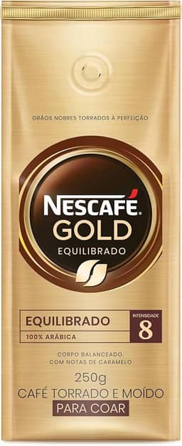Café Torrado e Moído NESCAFÉ Gold Equilibrado 250g
