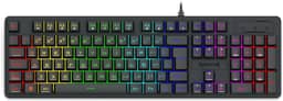 Teclado Membrana Gamer Redragon Netherbane K521-RGB USB Preto