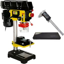 FERRARI Furadeira de Bancada Mandril 1/2' 1/2 CV 350W c/Morsa FG13CM + Paquímetro Digital 6'