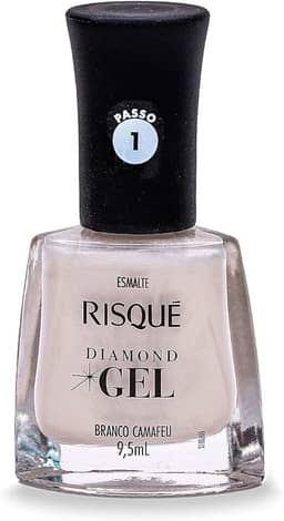Risqué Esmalte Diamond Gel Branco Camafeu Cremoso 9 5 Ml