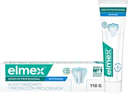 Elmex Creme dental para sensibilidade Sensitive Professional Whitening, Alívio Imediato* da Sensibilidade e Branqueamento, 110g