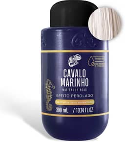 KAMALEÃO COLOR Matizador Roxo Cavalo Marinho - Neutralizador de Tons Amarelados - Efeito Perolado - Para Cabelos Loiros Platinados - 300ml