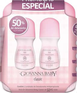 Giovanna Baby - Kit Giovanna Baby Desodorante Roll On Fem C/2 50Ml Classic