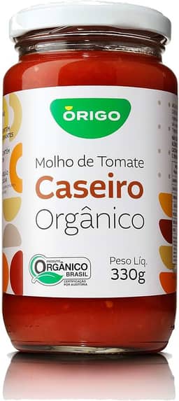 Molho de Tomate Caseiro Orgânico Origo 330g