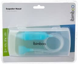 Ibimboo Aspirador Sugador Nasal Para Bebê Com Bocal BPA e Ftalato Free Limpa Narina e Muco Infantil