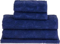Buddemeyer Jogo de toalhas Florentina Banho Azul 5 peças