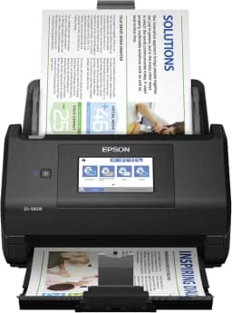 EPSON Scanner WorkForce ES-580W - Documentos, Wireless, ADF, OCR, Bivolt, Preto