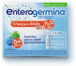 Probiótico Enterogermina Plus 5 frascos de 5ml