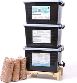 Composteira Doméstica Minhocário 90l - Produza seu próprio adubo por compostagem