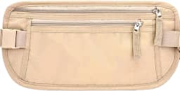 Doleira Porta Dólar Viagem Documento Passaporte pochete Porta dinheiro cinto elástico Anti Furto Viagem