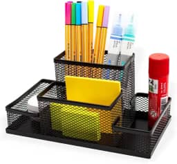 Porta Lapís Organizador Caneta Clips Lembrete Aramado Escritorio Treco Material Objeto