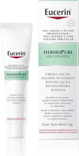 EUCERIN Sérum Facial Antiacne Ação Renovadora Intensa DermoPure 40ml, Peles Oleosas, Antioleosidade