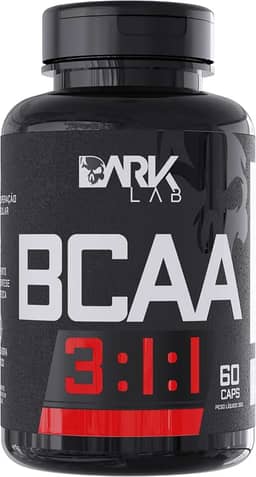 BCAA 3:1:1 Dark Lab, 60 Cápsulas, Aminoácidos, Recuperação Muscular