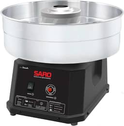 Máquina de Algodão Doce Profissional Elétrica Bivolt Eventos Aniversários Buffet Infantil Saro