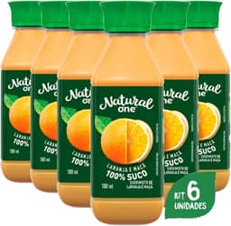 Suco Natural One Laranja e Maçã Ambiente 180ml (6 Unidades)