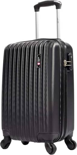 Mala de viagem bordo pequena 10kg Londres Swiss Move Preto
