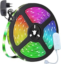 Kit Fita De Led Colorida Inteligente Wifi 5m Alexa Google