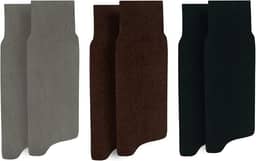 Kit 3 Pares Meia Social Mash Lisa Fina Clássica Cano Longo Adulto