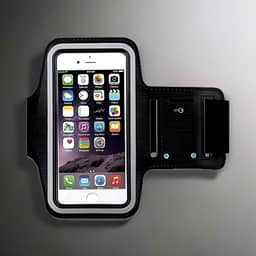 Braçadeira Suporte Celular Para Corrida, Bike E Treinos, Compatível Com Smartphones 5,5" E 6,5", Resistente, Ajustável, À Prova D'água, Marca VARENZIA