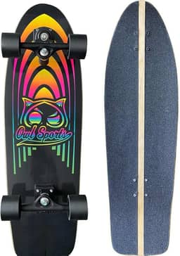 Skate Simulador de Surf OWL Sports Retrowave