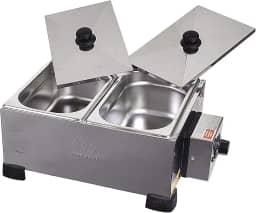 Derretedeira 2 Cubas 2.5 kg, 127V, Marchesoni Profissional, Inox