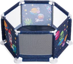 Cercadinho Infantil Chiqueiro Portátil Playpen MaxiBaby (Azul)