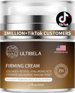 Creme de pescoço para apertar e levantar, creme firmador de pescoço de hidratação profunda com retinol, colágeno e mel hidratante antienvelhecimento e rugas para rosto, pescoço e decote