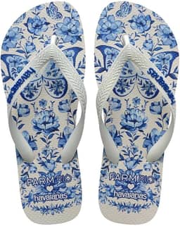 Chinelo Havaianas Farm Jardim de Porcelana