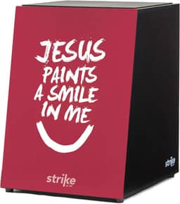 Cajon FSA Instrumento de percussão profissional feito à mão - graves profundos, som de caixa nítido, madeira brasileira, design ergonômico de inclinação Sk4014 Jesus