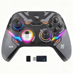 Controle Xbox Sem Fio Universal - Compatível com Xbox Series S, Xbox Series X, Xbox One e PC,Gatilhos Lineares, Botões Traseiros Programáveis, Vibração Intensa, Bateria 1000mAh com até 15 Horas