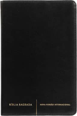Bíblia Sagrada Slim NVI, Luxo, Capa Preta