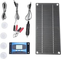 Kit de Painel Solar 600W 12V, 600 Watts Monocristalino Painel Solar, Controlador de Carregador Solars 100A para RV, Campistas e Outras Aplicações Grade Off -grid