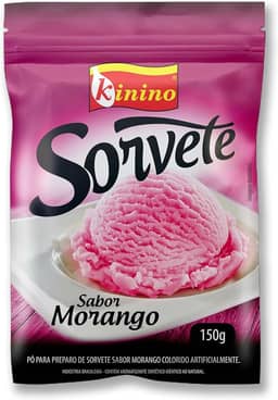 SORVETE DE MORANGO KININO 150G