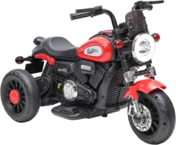 Zippy, Mini Moto Elétrica Infantil Halei Motor 5km Carregador Bivolt Farol LED e Som 80 cm - Vermelho